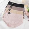 Ice Silk Mulberry 7A Antibacterial Bottom Crotch Panties for Women Mid-waist Seamless Underwear Comfortable Skin-friendly Briefs