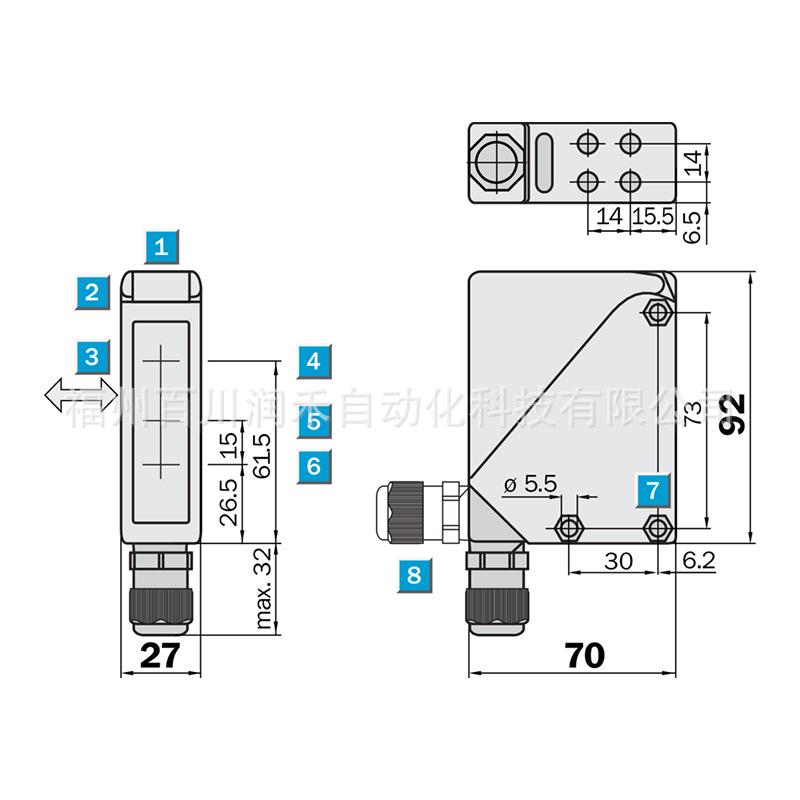 Доступны оригинальные фотоэлектрические датчики Sick Brand WT34-V210/WT34-V220.