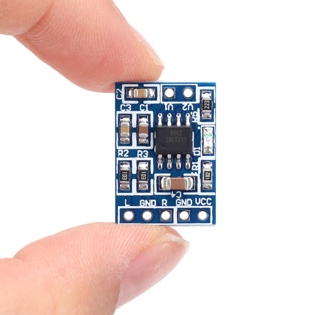 Модуль платы усилителя мощности звука MY # HXJ8002 BTL 3 Вт, одиночный аудиоусилитель Cha