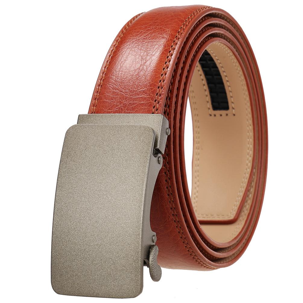 1шт. Ремень с автоматической пряжкой, мужской ремень из коровьей кожи, модный ремень, ремень Ly36-0101-1