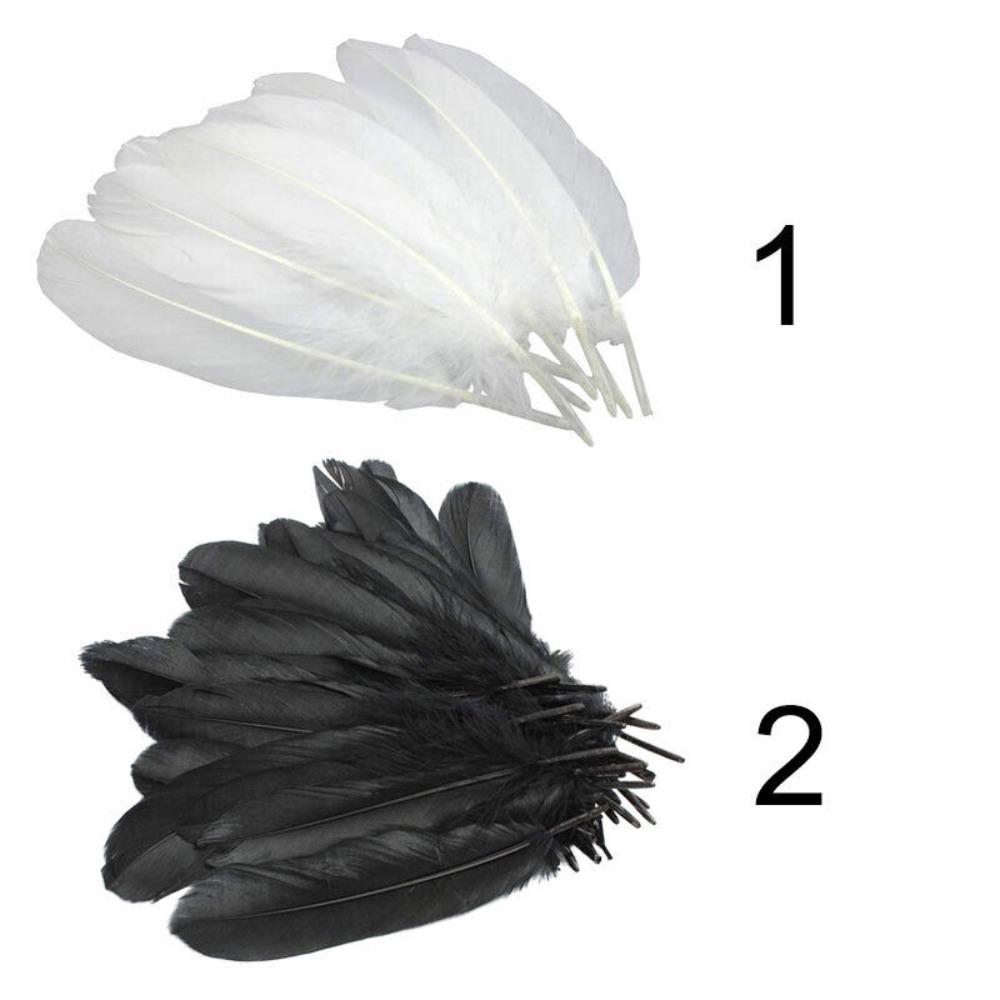100 Pcs/Set For Crafts 6-8 Inches Nature Diy Decor Goose Feathers Various Feather Party Accessories