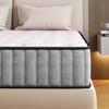 Matoresu Single Mattress, High-Resilience, Extra Thick 20cm Pocket Coil Mattress, Pressure Dispersion, Breathable, Antibacterial and Odor Resistant, N