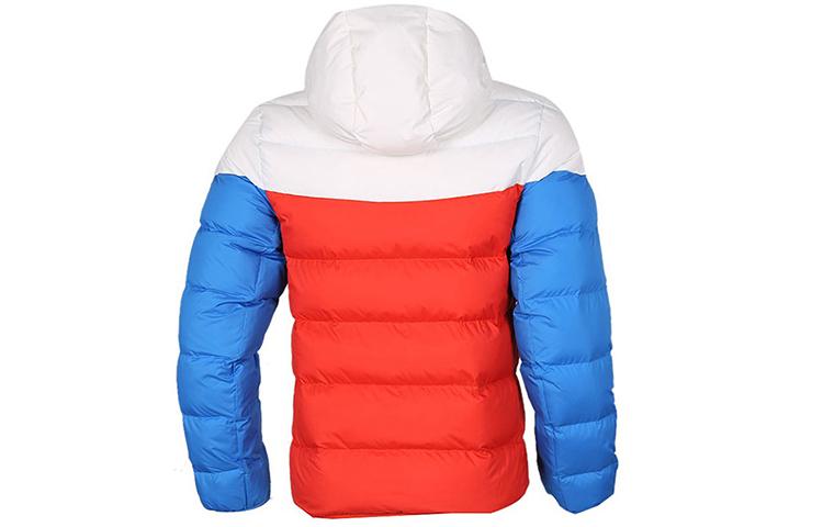 Men's Nike Down Jackets Men's Red Blue White Multicolor Hooded Moderate