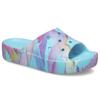 Crocs Классические платформенные шлепанцы с принтом пальм 'Синий Мультиколор' Женские 208607-4NQ