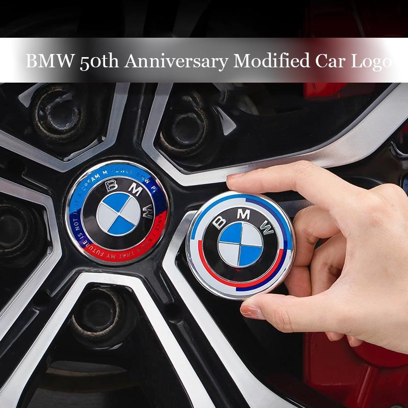 Для BMW 50-летний юбилей Kith Ограниченная серия Автомобильный логотип 3 серия 5 серия X1 X2 X3 X4 X5 Передняя и задняя Модифицированное украшение логотипа на багажнике