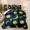 Kemila 3D Bed Linen Duvet Cover and Pillowcase Bedding Sun and Moon Twin Bedding Set