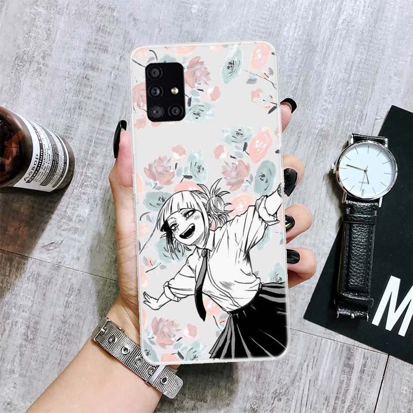 Anime Himiko Toga Waifu Phone Case For Samsung Galaxy A52 A53 A12 A13 A22 A23 A32 A33 A72 A73 A42 A02S A03S 5G A50S Cover Coque