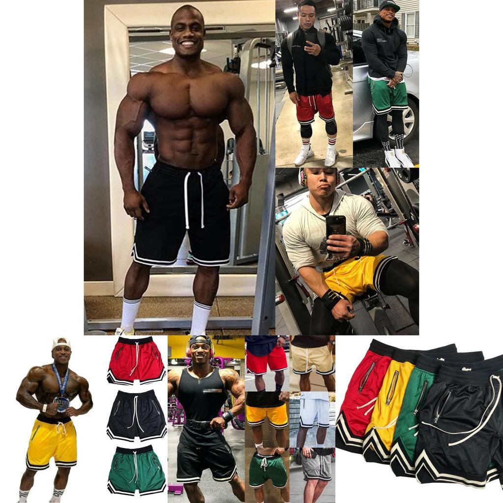 Lightweight Mens Fitness Shorts Perfect For Daily Wear With Comfy Style And Solid Pattern