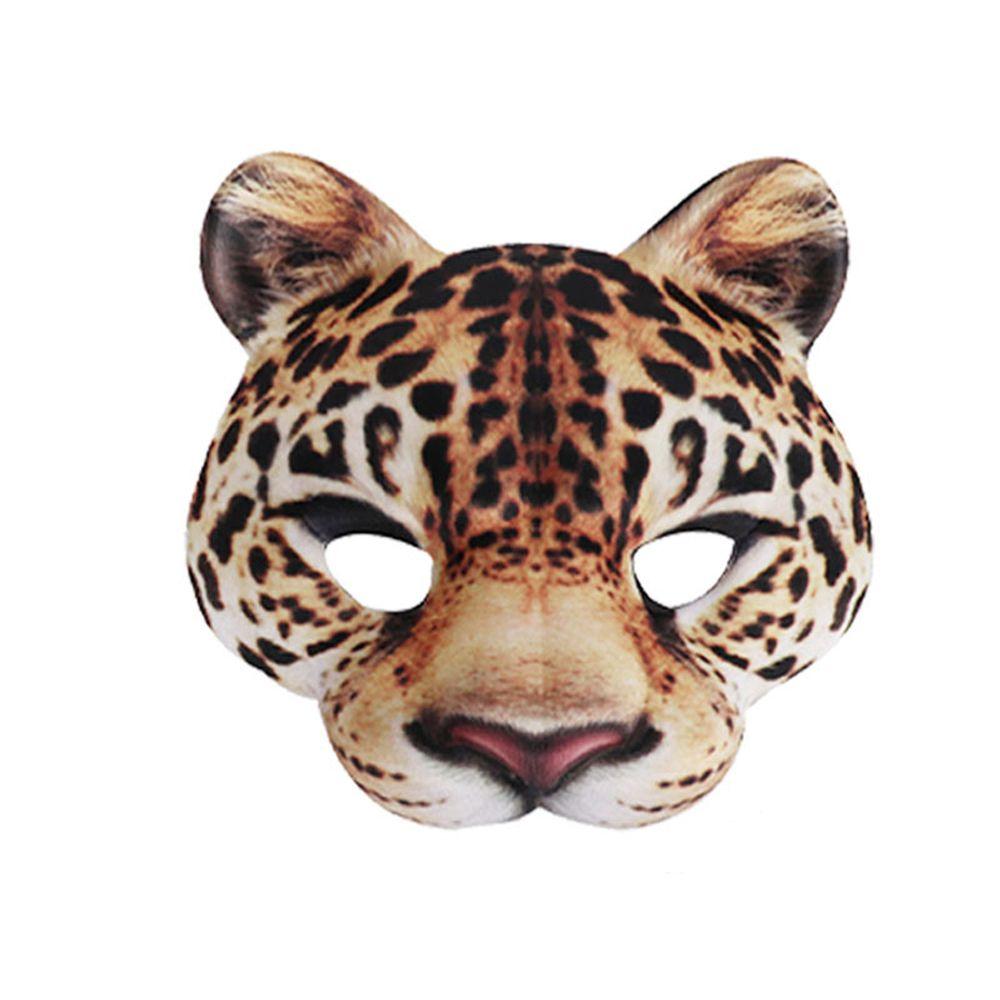 Leopard Animal Pattern For Dance Leopard Mask Masquerade Cosplay Props Halloween Decoration Mask
