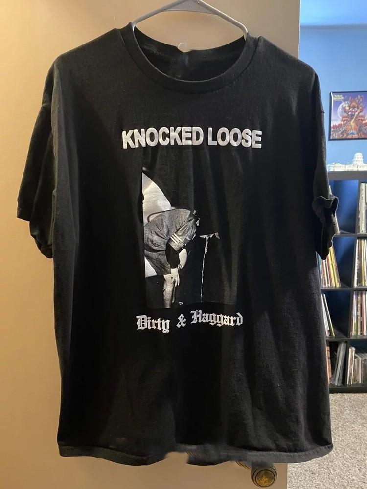 Knocked Loose Черная Хлопковая Футболка Унисекс Все Размеры S-5XL Подарок Для Фанатов AD203