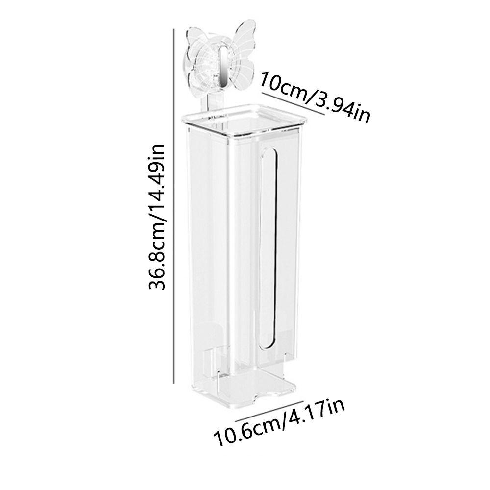 Wall-Mounted Hanging Panties Dispenser Suction Cup Clear Socks Organizer  Bathroom