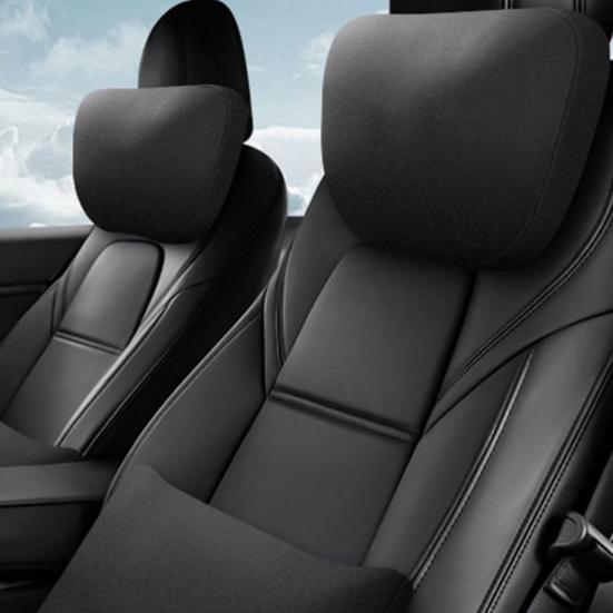 Seat Headrest Pillow Neck Support Cushion with Invisible Strap Breathable Wear Resistant Easy To Install Headrest Pillow for Tesla Model 3/Y