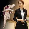 Pin Flower Shape Decor Gift Women Rhinestone   Shawl Clip