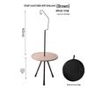 OEING Outdoor Camping Round Table with Tripod Stand