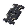 Mid Gear Box Skid Plate All Brass Black Coating Gear Box Bottom Plate Compatible For Axial 1/24 Ax24
