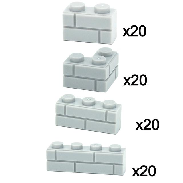 Кирпичики для поделок на стену 1x4 1x3 1x2 Точки Толстый Строительный Блок Образовательные Творческие Дом Конструктор Игрушки Совместимые с 15533 Для Детей