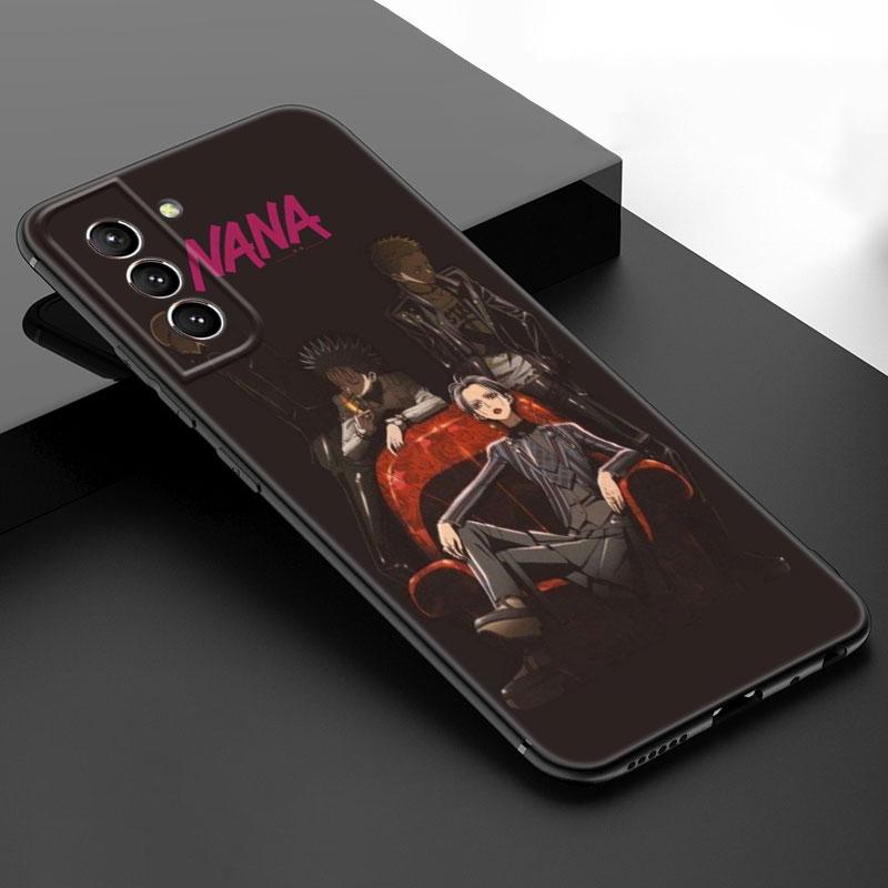 NaNa Osaki аниме черный силиконовый чехол для телефона Samsung Galaxy S23 S21 S20 FE S24 S22 Ultra S10E S10 S9 S8 Plus