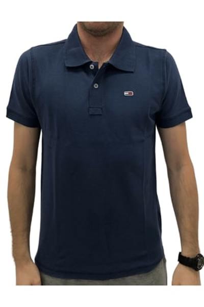 Tommy Hilfiger Men's Polo Shirt 196, Indigo, Size S