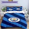 Manchester City F.C Printed Pattern Duvet Cover Set – includes 1 duvet cover and 2 matching pillowcases Bedroom decor Christmas gifts