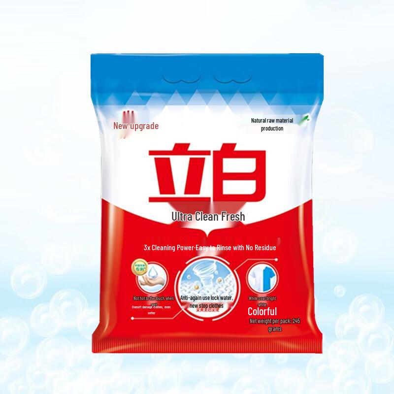 Liby Super Clean Fresh Безфосфатный стиральный порошок 245 г
