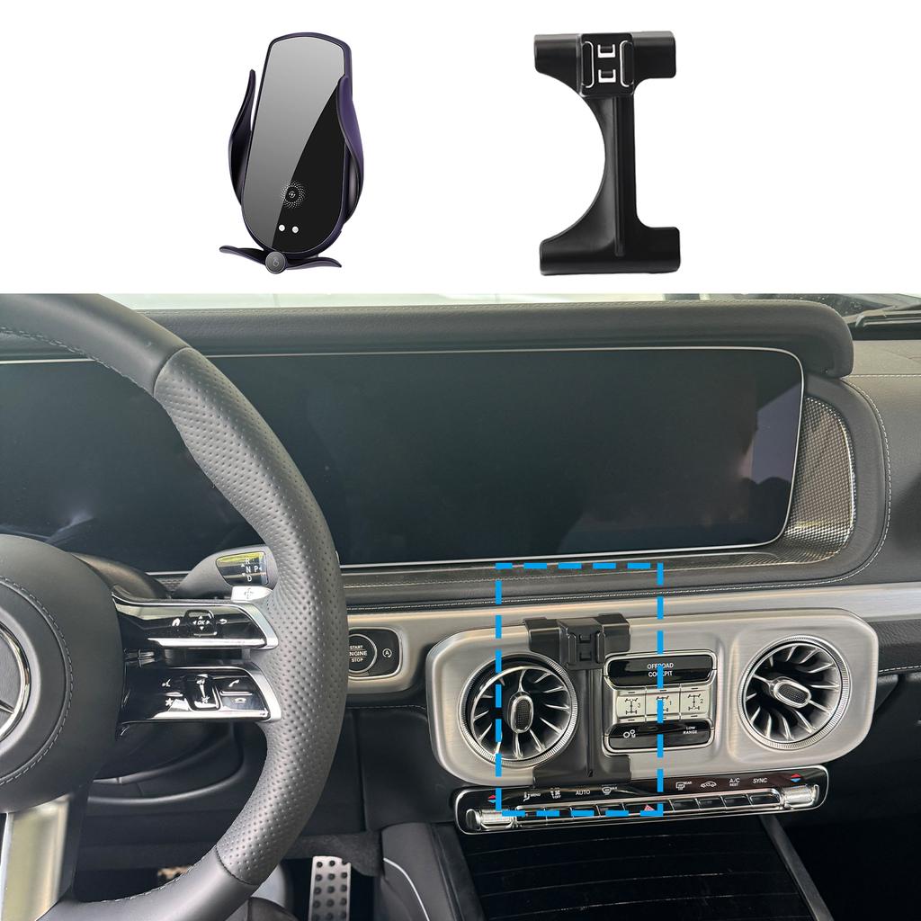 Крепление GPS-навигации Автомобильное для Mercedes Benz G-Class 2025 2026 2027 G500 G63 W463 AMG Держатель для мобильного телефона