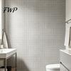Bathroom Wall Decal 2Pcs Retro Tile Stickers, 3D Self Adhesive Waterproof Sticker Decal, Peel And Stick Backsplash Decals for Kitchen Easy to Clean
