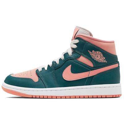 Air 1 Mid Dark Teal Green Женские кроссовки BQ6472-308