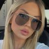 Women's Sunglasses, Men's and Women's Fashion Large-frame Double-beam Metal Sunglasses