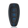 Силиконовый чехол для автомобильного ключа для Ford Mondeo Focus Fiesta Kuga C-Max S-Max Mk3 Замена Автомобильный 3-кнопочный Защитный чехол для ключа