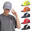 Long Peaked Cap Unisex Sunshade Anti-UV Good Breathability Hollow Mesh Foldable Reflective Strip Sweat Absorption