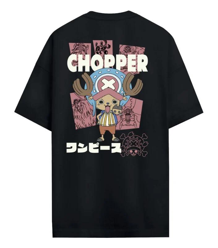 Vintage Graffiti Tony Tony Chopper Tshirt One Piece The Doctor Character Devil Fruit Graphic Print Unisex Summer Anime Cotton