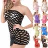 Cut Out Hip Fishnet Stocking Dress for Women's Nightwear and Sleepwear