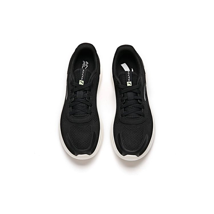Anta Дышащие кроссовки с низким верхом для бега мужские кроссовки черные белые 112135571-1