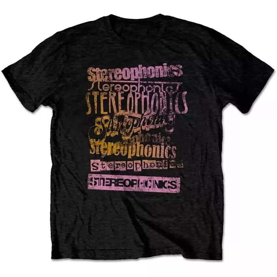 Stereophonics band Basic Logos Dark Heather T Shirt Full Size S5XL FN827 Unisex T-Shirt