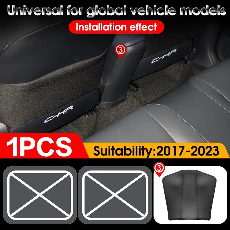 Для Toyota C-HR противогрязная накладка 1719 22 23 аксессуары для задней части из углеродного волокна аксессуар для салона автомобиля сиденье противоударная накладка защитный коврик