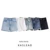 Kaslead Новое поступление Женская одежда Модный стиль Модный Повседневный Легче всего сочетать Высокая талия Свободные Прямые Шорты 8197077