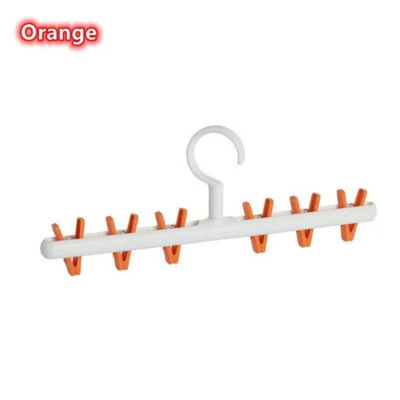 6 зажимов для кепки, шарфа, носков, органайзера, многофункционального шкафа, вешалки для хранения вещей