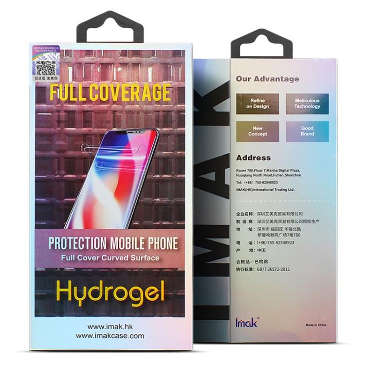 For Samsung Galaxy A52 5G / 4G 2 PCS IMAK Curved Full Screen Hydrogel Film Front Protector