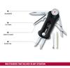 VICTORINOX Golf Tool Black Golf Fork Ball Marker с инструментом для ремонта маркера, оснащенным съемным маркером мяча, швейцарский спортивный инструмент с 10 функциями