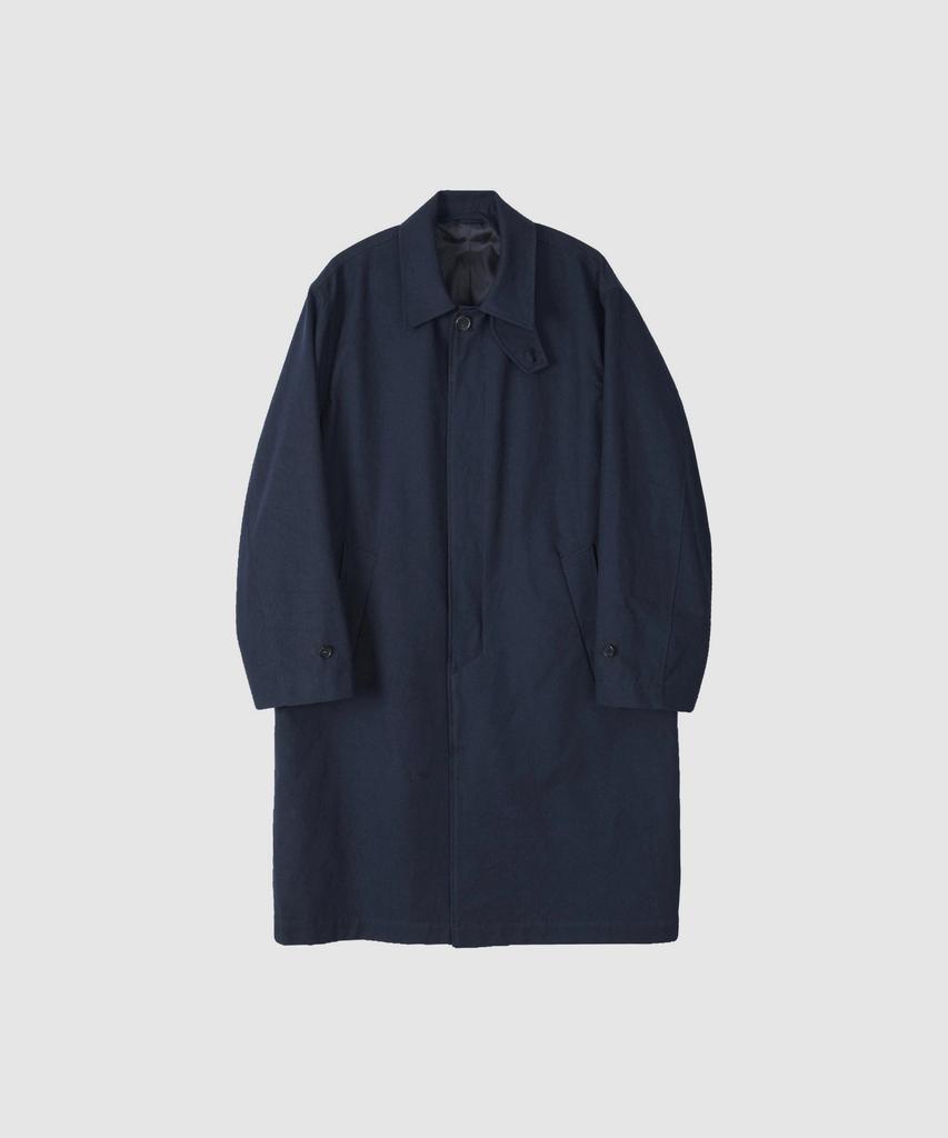 ASP Balmacaan Trench Coat - Deep Navy