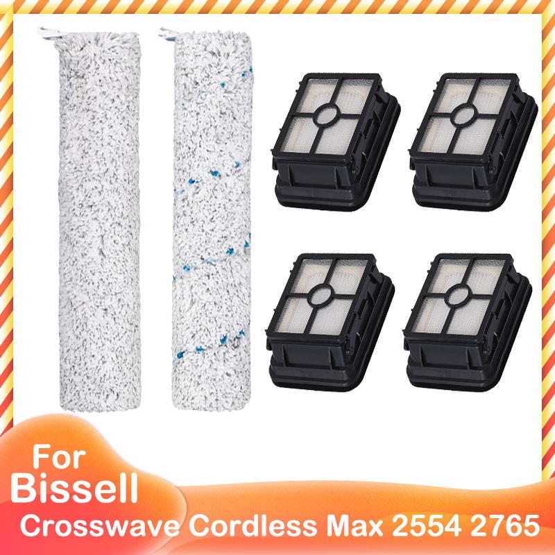 Основная щетка HEPA-фильтр для Bissell Crosswave Cordless Max 2554 2554A 2590 2596 2596B 2596M 2765 2765F 2765Z 2765E 2765N 2767Z