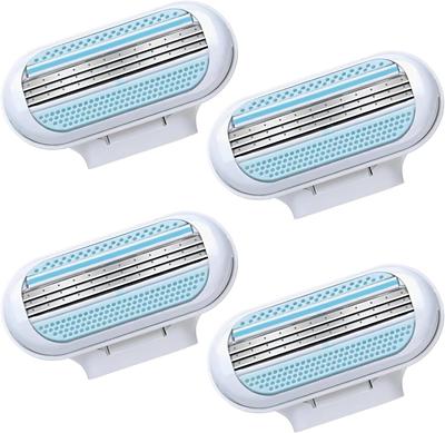 Безопасные бритвенные лезвия 3 слоя сменные головки бритвенные лезвия сменные кассеты безопасная бритва женская бритва женский эпилятор