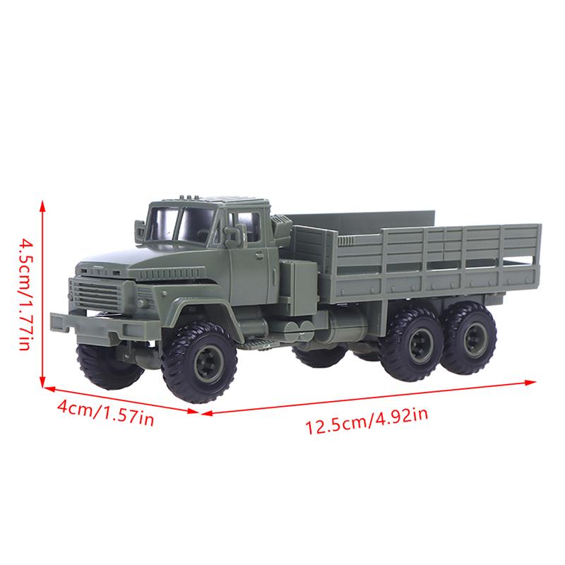 1шт 1:72 Масштабный трактор Краз-260, военный автомобиль, грузовик, игрушечный блок, модель автомобиля, комплект