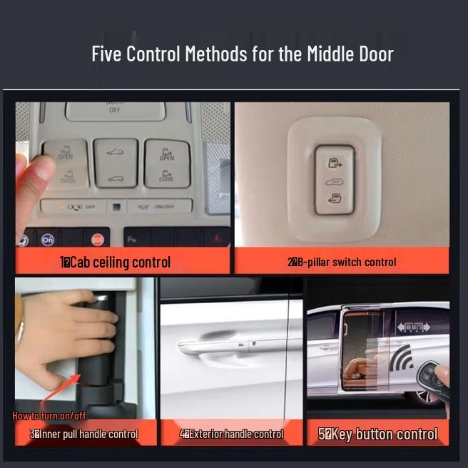 Foton G7/G9 Electric Middle and Side Sliding Door Modification Kit