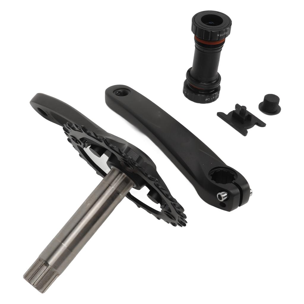 Кривошипная система для горного велосипеда 32T Полая Интегрированная Алюминиевый сплав Одинарная Звездочка Цепная передача Кривошипная система