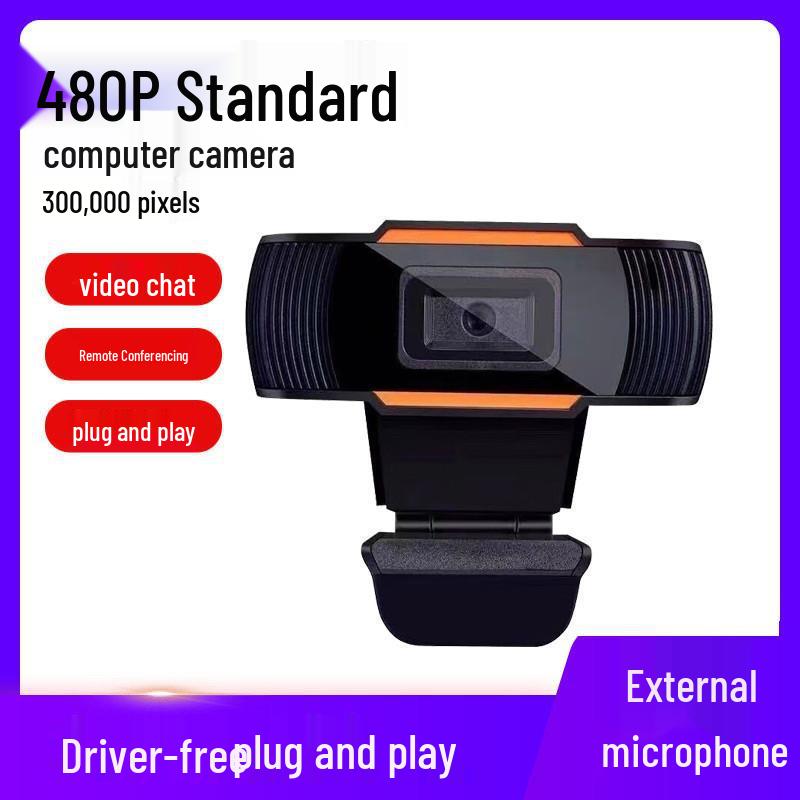 4K Ultra HD USB Webcam with Microphone for Online Classes & Live Streaming, Compatible with Desktop & Laptop.