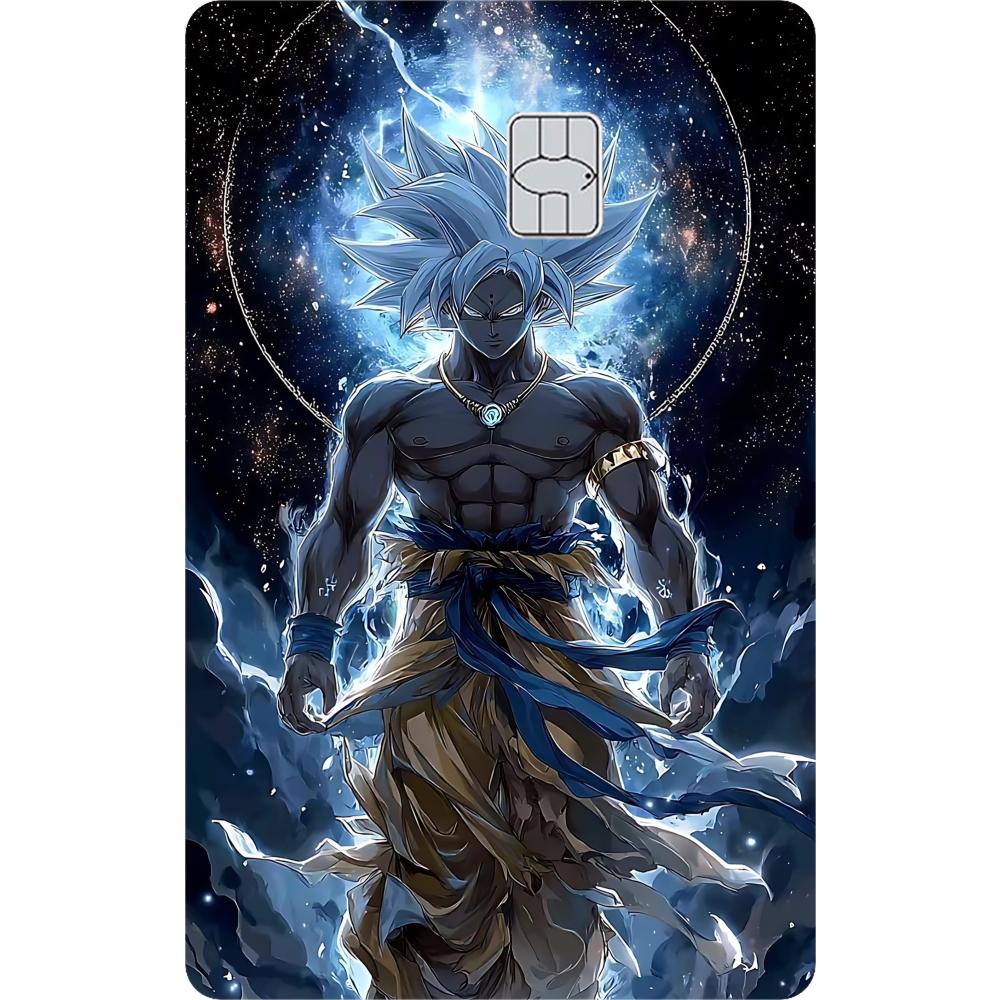 Аниме Наклейка на кредитную карту Стикер Goku Матовые наклейки для VISA JCB Mastercard и других банковских IC-карт Защита Декор ACG