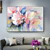 Modern Wall Art Flower Painting Living Room Abstract Water Splash Canvas Painting Wall Decoration Background Wall Decoration