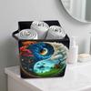 Light and Darkness 5D Diamond Painting Storage Basket Full Round Drill Mosaic Diamond Embroidery Cross Stitch Kits Home Decor Home Decor