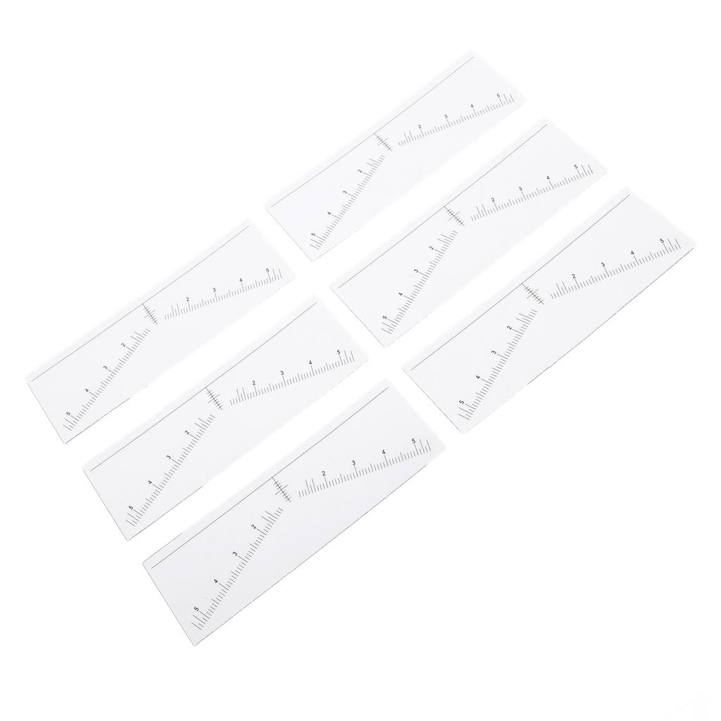 100 Sheets Disposable Eyebrow Ruler Stencils Stickers for Symmetrical Shaping Strong Adhesive Eyebro
